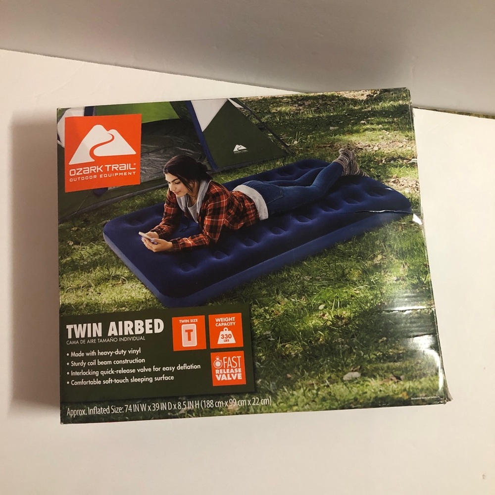 Ozark Trail Dark Blue Twin Size Airbed Mattress